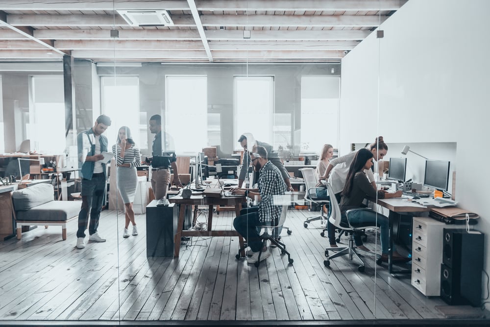 People in an office