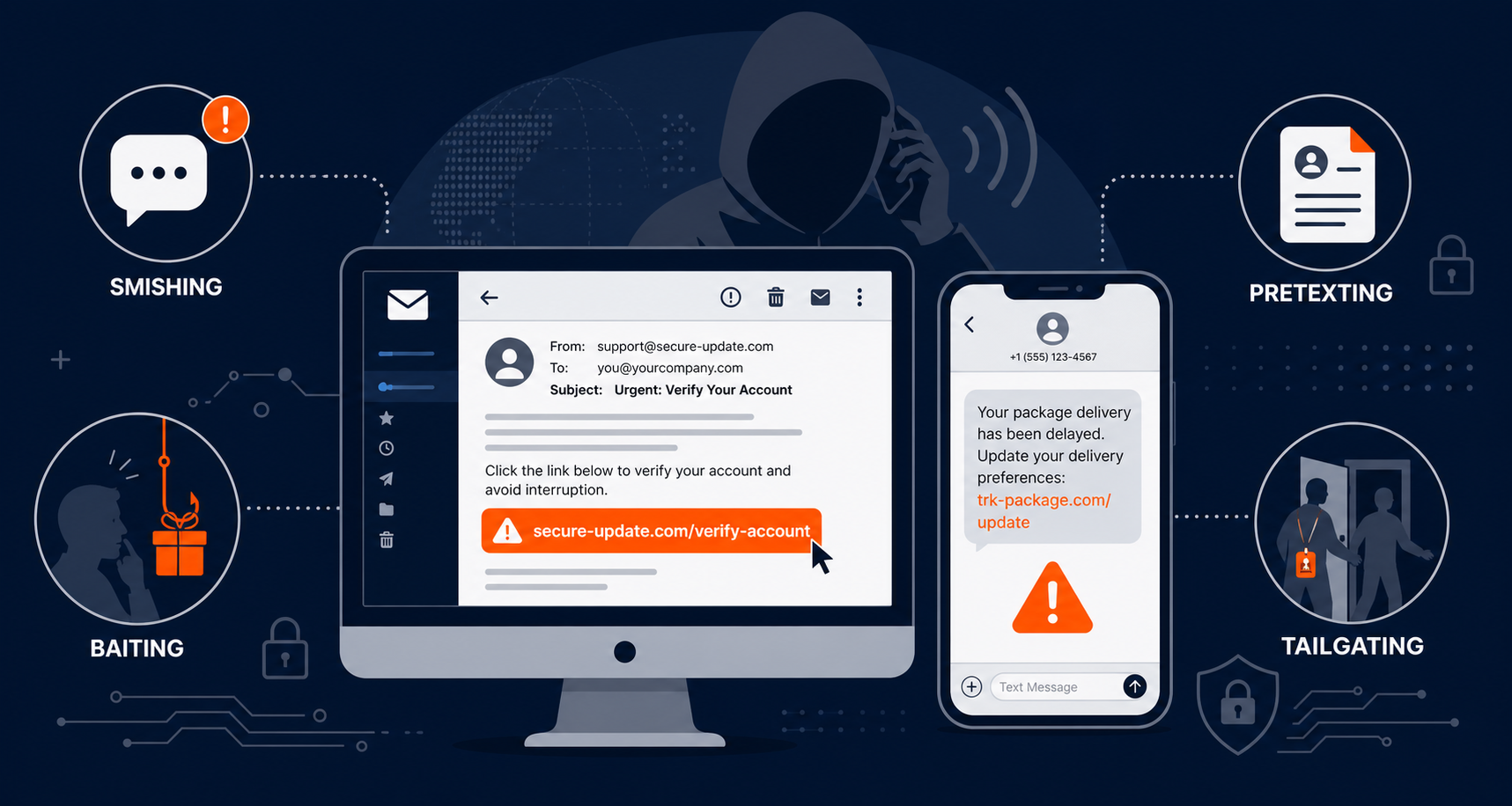 types of social engineering attacks
