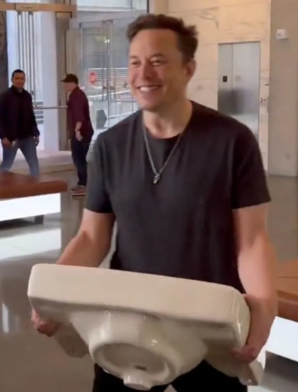elon holding sink elon holding sink
