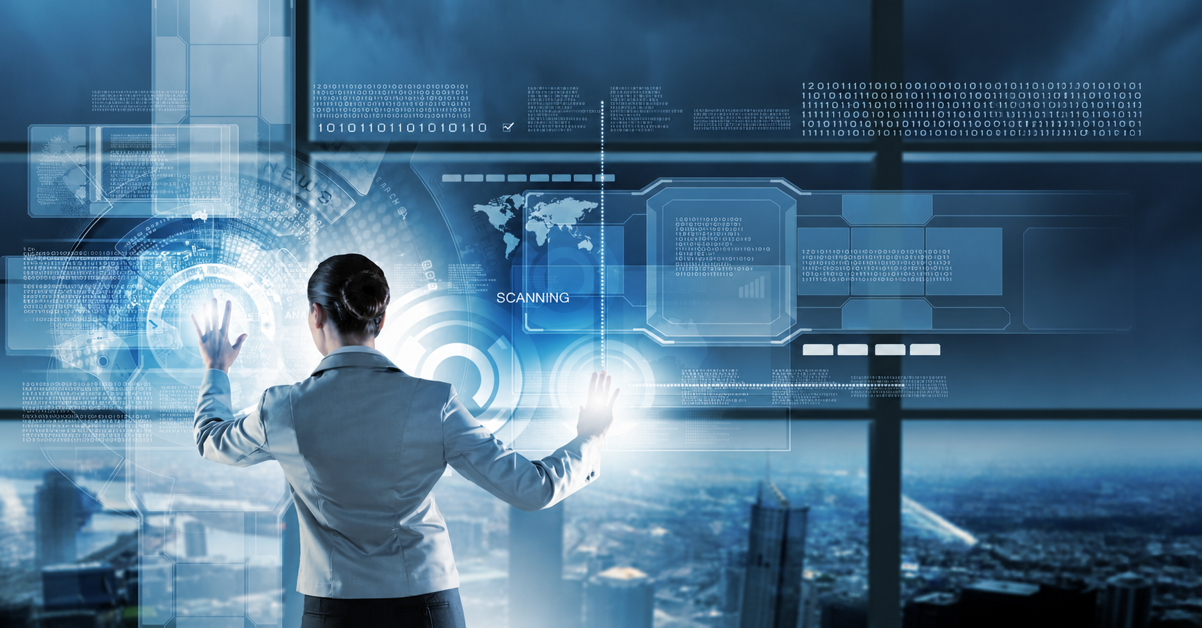 Cybersecurity professional using a digital incident response interface